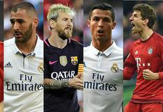 Champions League: Cinco máximos goleadores que juegan esta edición