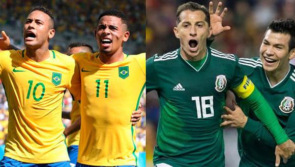 Rusia 2018: ¿Cómo le fue a Brasil ante México en los Mundiales?