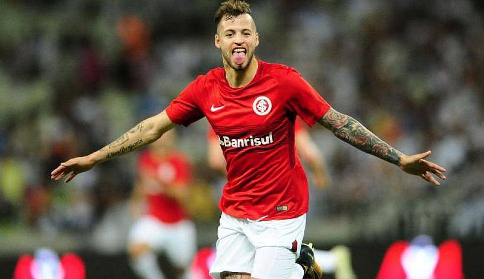 Paolo Guerrero fue titular en la derrota de Internacional ante Palmeiras por la Copa de Brasil