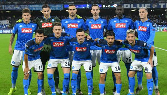 Napoli empató 1-1 ante el austrIaco Salzburgo en San Paolo. (Foto: AFP)