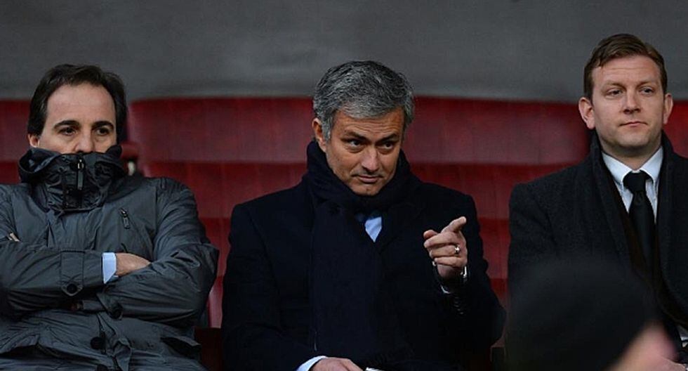 Fotos: Mourinho siguió de cerca al Manchester United en Old Trafford