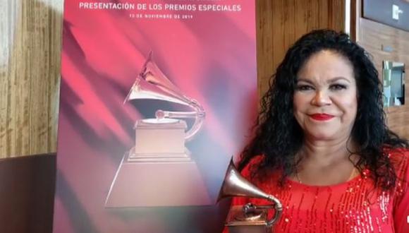 Eva Ayllón le dedicó Gammy Latino al Perú. (Imagen: DEA Promotora)