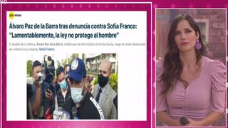 Maju Mantilla calificó de “desafortunadas” las declaraciones de Álvaro Paz de la Barra sobre Sofía Franco | VIDEO