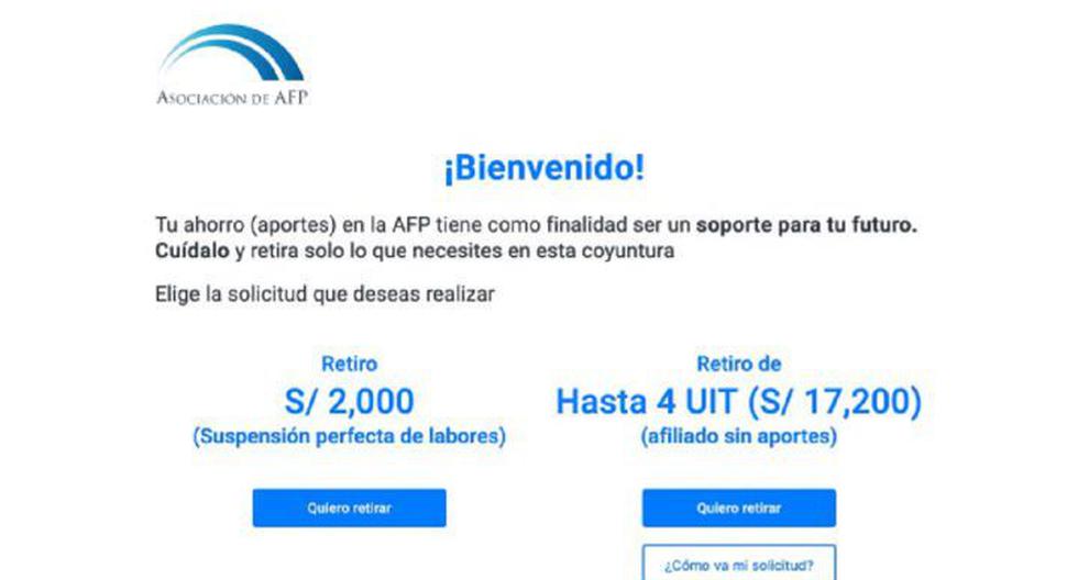 Retiro de AFP envía tu solicitud TRENDS EL BOCÓN