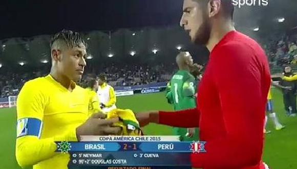 Copa América 2015 Carlos Zambrano le pidió la camiseta a Neymar 