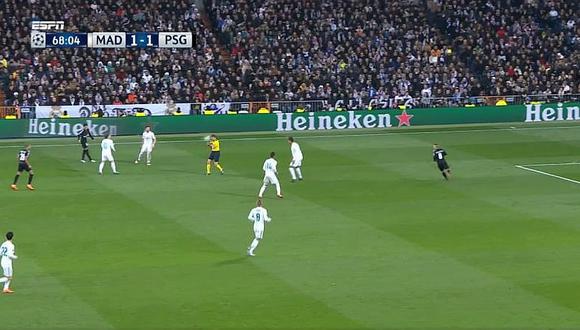 Real Madrid vs. PSG: Neymar estrelló pelotazo en la cara del árbitro