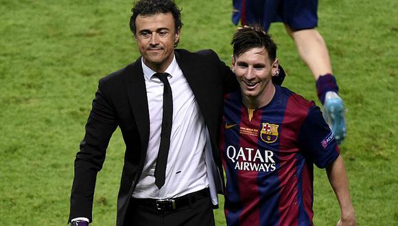 Barcelona: Luis Enrique pide no apresurar la renovación de Lionel Messi