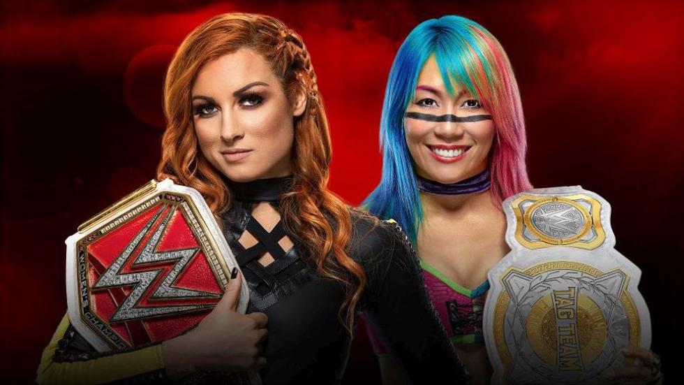 Becky Lynch vs Asuka por el título de RAW. (WWE)