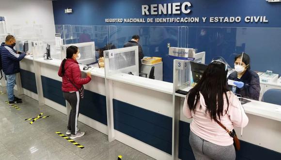 Reniec atenderá el domingo 6 de junio, día de las Elecciones Generales 2021. (Foto: Andina)
