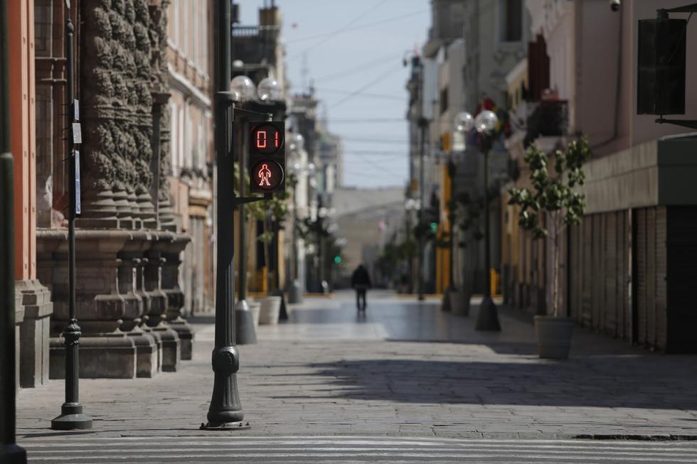 Así luce Lima en el día 21 de cuarentena con el tránsito prohibido de todas las personas. Foto: Francisco Neyra / GEC