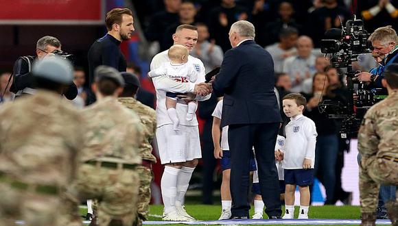 Emotivo homenaje de despedida a Wayne Rooney de la Selección de Inglaterra