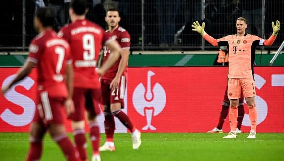 Bayern Múnich cayó goleado por Borussia Monchengladbach en el Borussia Park por la segunda ronda de la Copa de Alemania.