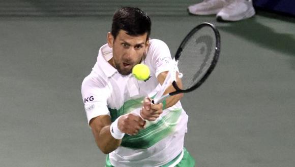 Novak Djokovic comunicó su ausencia en el Indian Wells que se disputará en Estados Unidos. (Foto: AFP)