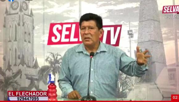 Luego de que Simón Flores hiciera apología al terrorismo, Selva TV sacó su programa del aire.