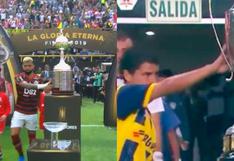 River vs. Flamengo: Gabigol emuló a jugador de la Copa Perú y rompió la ‘maldición’ de tocar la copa para consagrarse campeón con el Mengao | FOTO