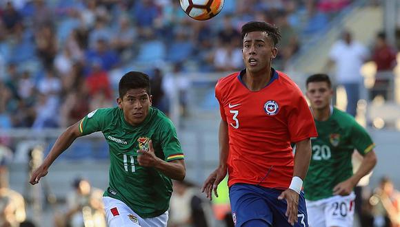 Chile empató 1-1 con Bolivia por el Sudamericano Sub 20
