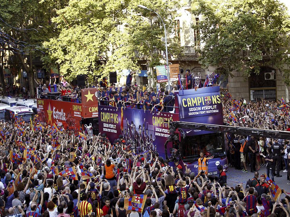 Barcelona: Así celebra el título antes de ir al Camp Nou [FOTOS]