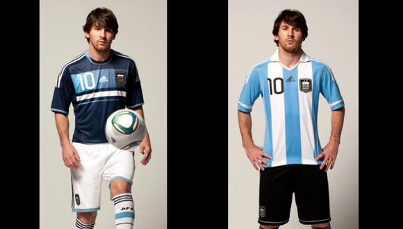 La camiseta de la selección de Argentina presentada por Messi