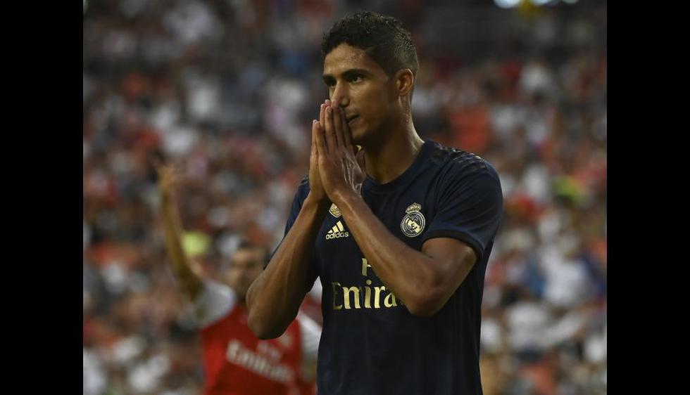 5.- Raphael Varane (Real Madrid), en 77.8 millones de dólares. (Foto: AFP)