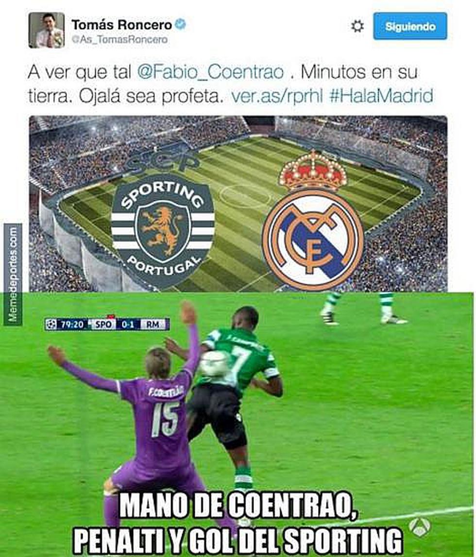 Real Madrid: divertidos memes tras triunfo ante Sporting de Lisboa 