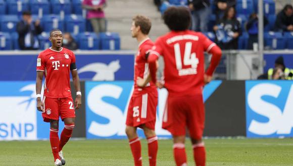 Bayern Múnich perdió una racha de casi diez meses este domingo. (Foto: EFE)