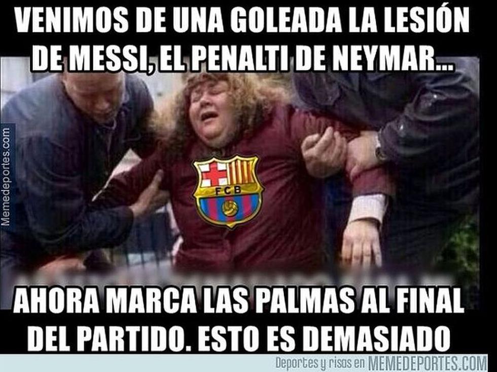 Lionel Messi y los memes que están llenando las redes tras su lesión [FOTOS]