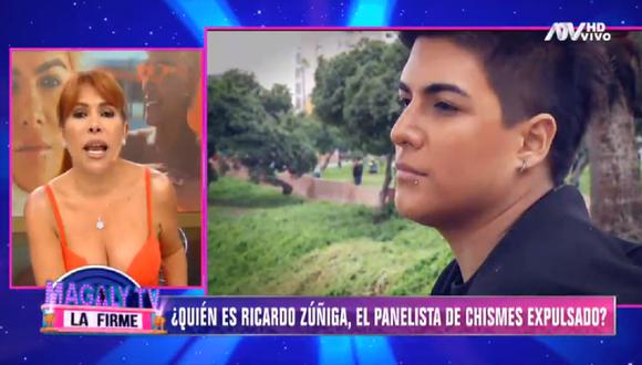 Magaly Medina se refiera a la salida de 'Zorro Zupe' de Latina. (Foto: Captura ATV)