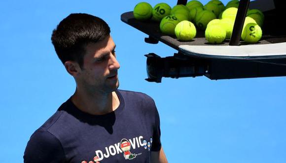 Djokovic afirmó estar dispuesto a sacrificar su participación en más torneos para evitar vacunarse. (Foto: AFP)
