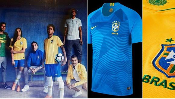 Nike revela la nueva camiseta de Brasil para Rusia 2018