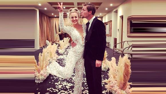 Kaley Cuoco y Karl Cook terminaron su matrimonio. (Foto: Instagram).