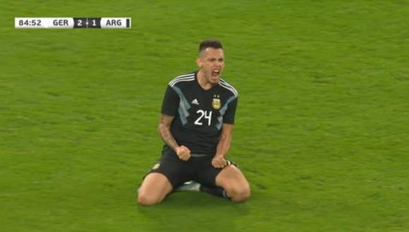 Argentina 2-2 Alemania | Golazo de Lucas Ocampos puso el empate para la albiceleste | VIDEO