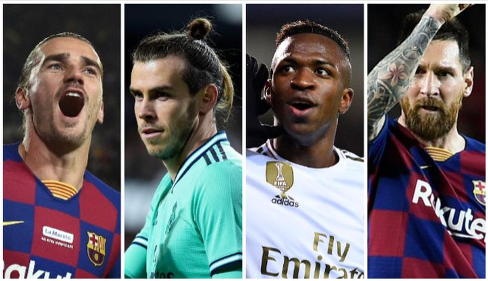 Los 20 jugadores más caros que veremos en el clásico Barcelona-Real Madrid. (Foto: AFP)