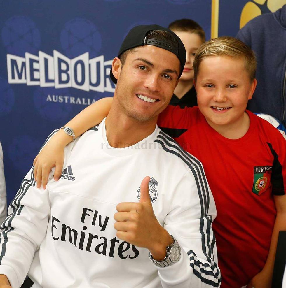 Real Madrid: Jugadores cumplen sueños de fanáticos en Australia [GALERÍA]