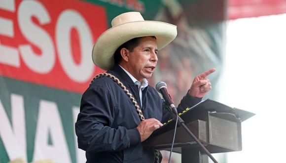 El presidente Pedro Castillo cumplió actividades en Ate la tarde de este jueves. (Foto: Presidencia)