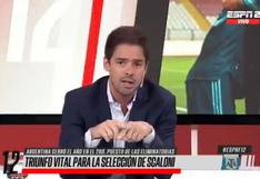Mariano Closs: “Argentina ha tenido suerte, se ha enfrentado a Bolivia y Perú, dos equipo débiles”