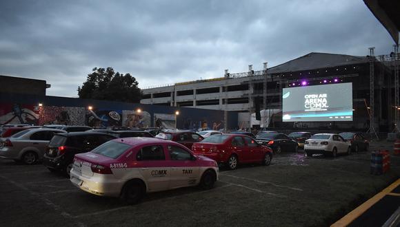 Arena de Ciudad de México reabrió sus puertas con el estreno de un autocine. (Foto: EFE)