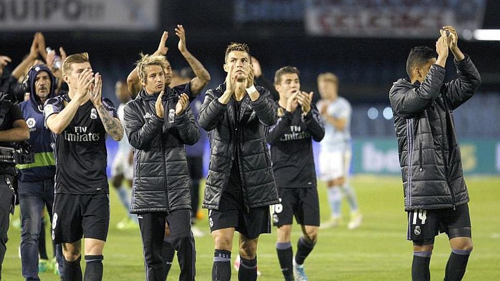 Real Madrid: Así celebraron triunfo ante el Celta [FOTOS]