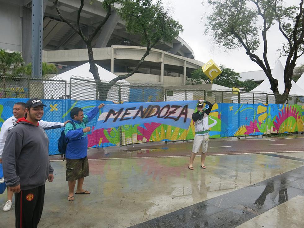 Mundial Brasil 2014: Hinchas argentinos se hacen sentir en el Maracaná [FOTOS]
