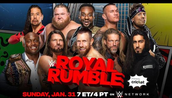 Conoce las novedades que se verá en la WWE Royal Rumble 2021 vía Fox Action en directo.