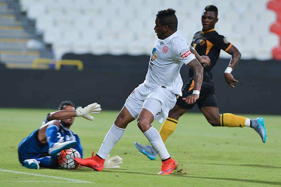 Jefferson Farfán: Así celebró su segundo gol con el Al Jazira [GALERÍA]