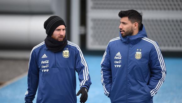 Lionel Messi dedicó emotiva publicación a Sergio Agüero. (Foto: AFA)