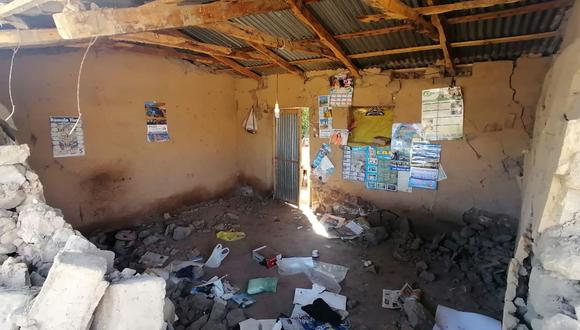 Las viviendas del distrito de Maca fueron seriamente afectadas debido a que la mayoría esta hecha de adobe y piedra. (Foto: Gobierno Regional de Arequipa)