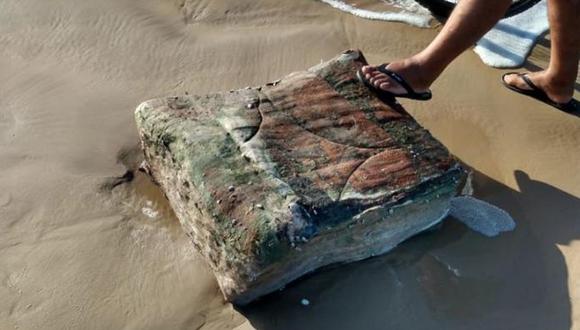 Las “cajas misteriosas” encontradas en la costa de Brasil pertenecieron a un barco nazi hundido en 1944. (Foto: DPA)