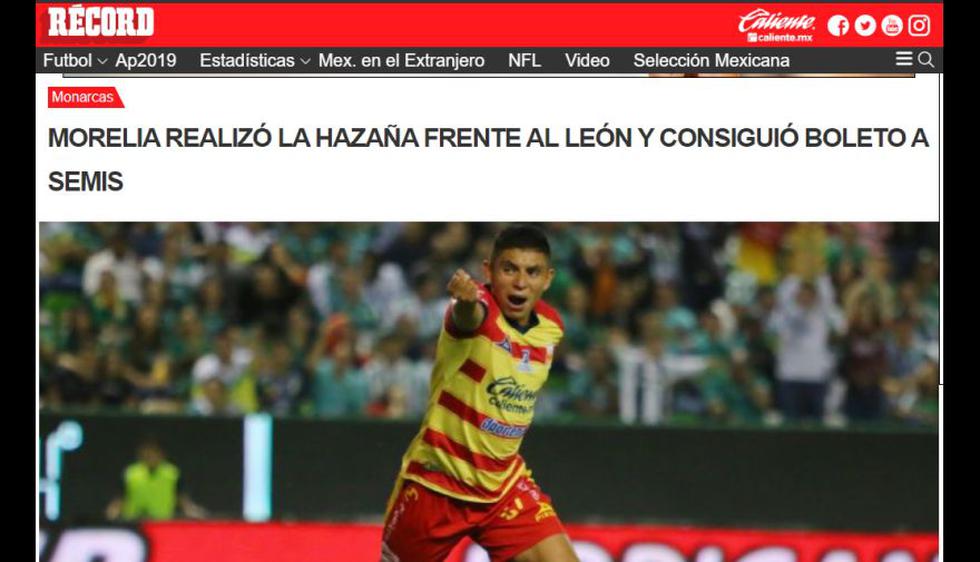 Así informaron los medios mexicanos sobre la clasificación de Morelia a semifinales de Liga MX.