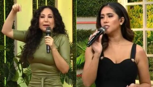Janet Barboza y Melissa Paredes compararon "Reinas del show" con el Miss Perú. (Foto: Captura de video)