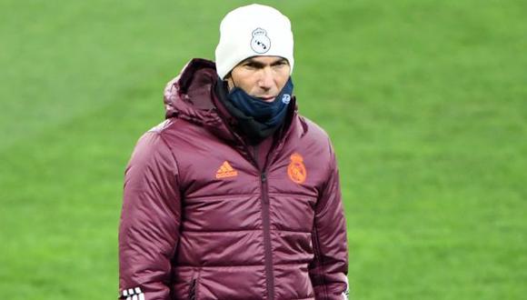 Zidane es entrenador de Real Madrid desde marzo del 2019. (Foto: AFP)