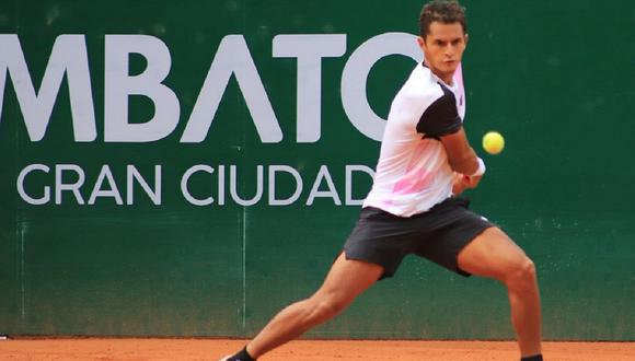 Juan Pablo Varillas avanzó a semifinales del ATP Challenger Tour de Ambato. (Foto: KC Tenis)