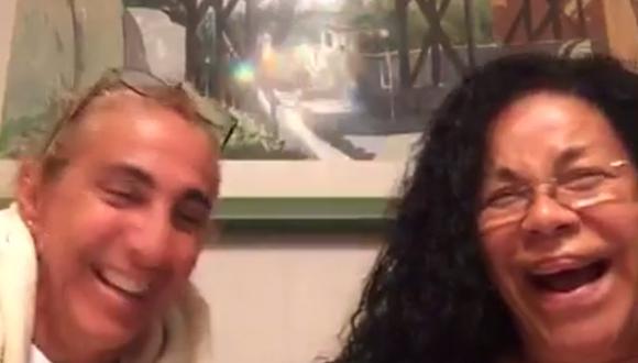 Natalia Málaga y Eva Ayllón hicieron divertida grabación [VIDEO]
