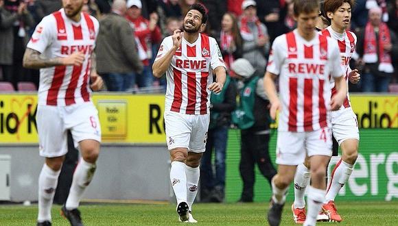 Claudio Pizarro: Colonia ganó y sueña con salvarse del descenso