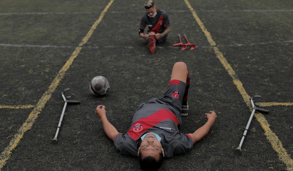 Los arduos entrenamientos no quedan aquí. El próximo año iniciará la competencia nacional interna con el primer Torneo Nacional de Fútbol de Amputados, esto abrirá las puertas del deporte en todo el Perú. Foto: Leandro Britto / @photo.gec